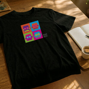 Mono Negro Camiseta Warholiana